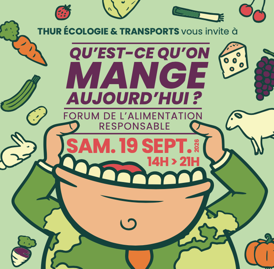Qu’est-ce qu’on mange aujourd’hui ? Le 19 septembre de 14h à 21h au CAP à St-Amarin episode artwork