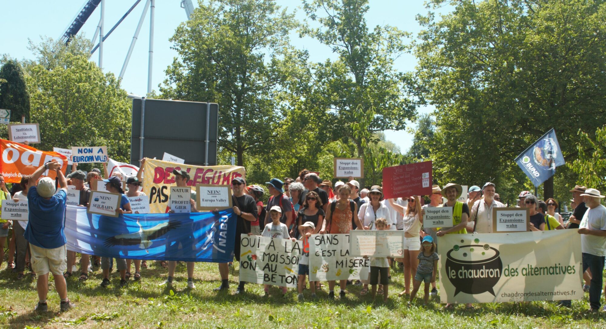 Chaudron   Manif Europa Vallée