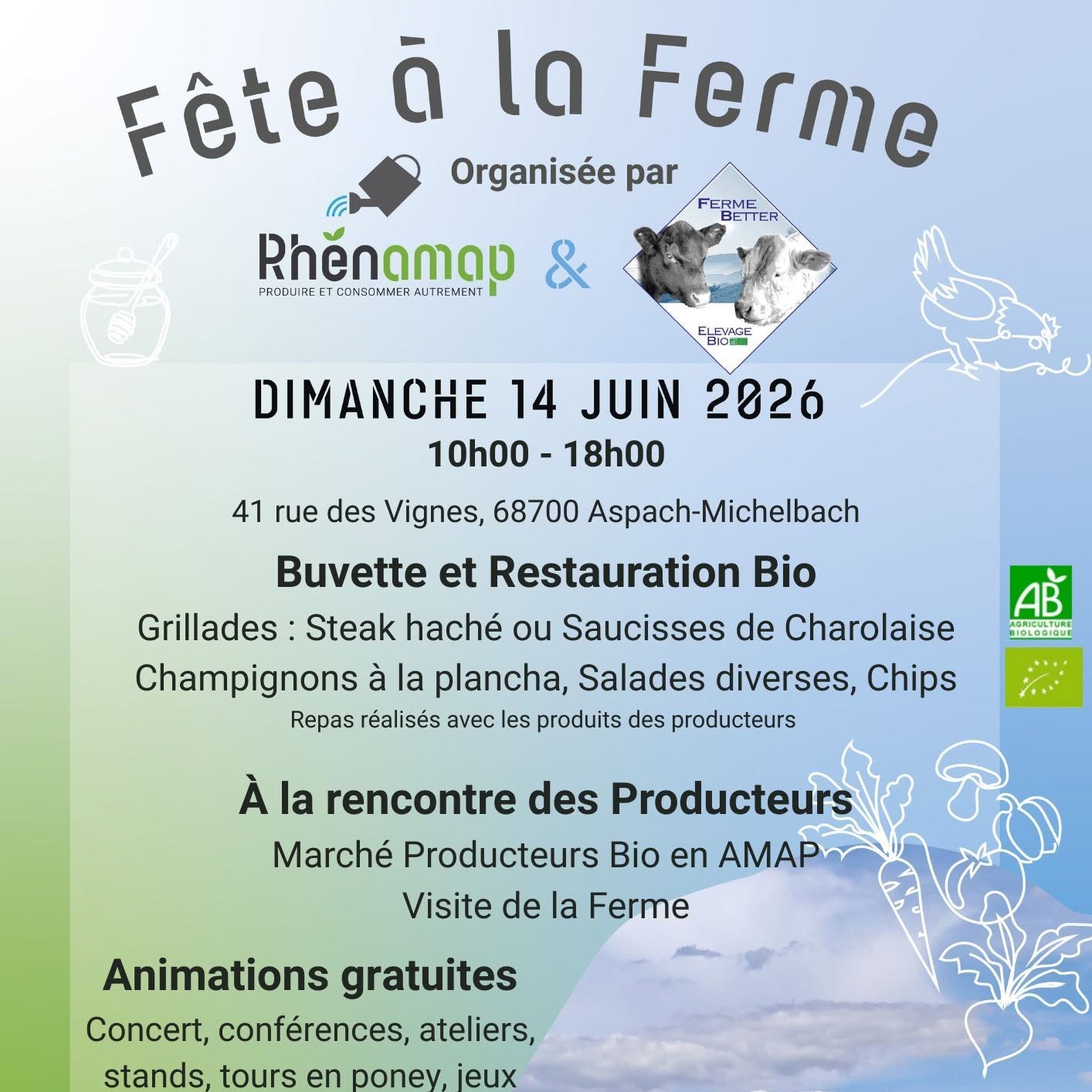 Fête à la ferme : Le 14 juin avec Rhenamap et la Ferme Better episode artwork