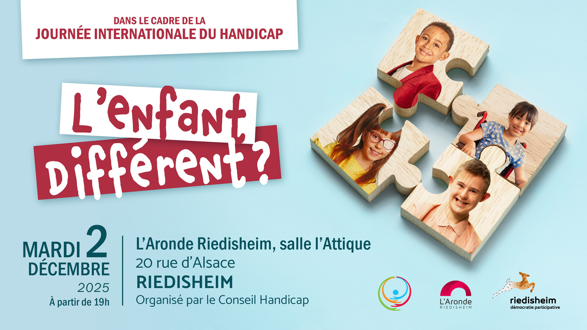 Journée internationale du handicap le 2 décembre à Riedisheim  episode artwork