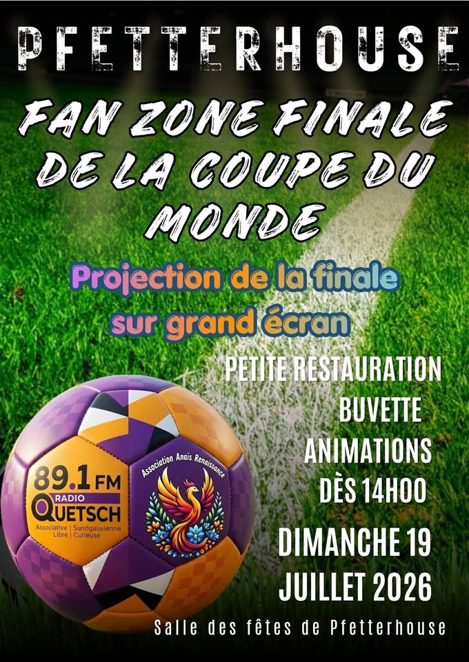 Fan Zone - Finale de la Coupe du Monde à Pfetterhouse le 19 juillet episode artwork