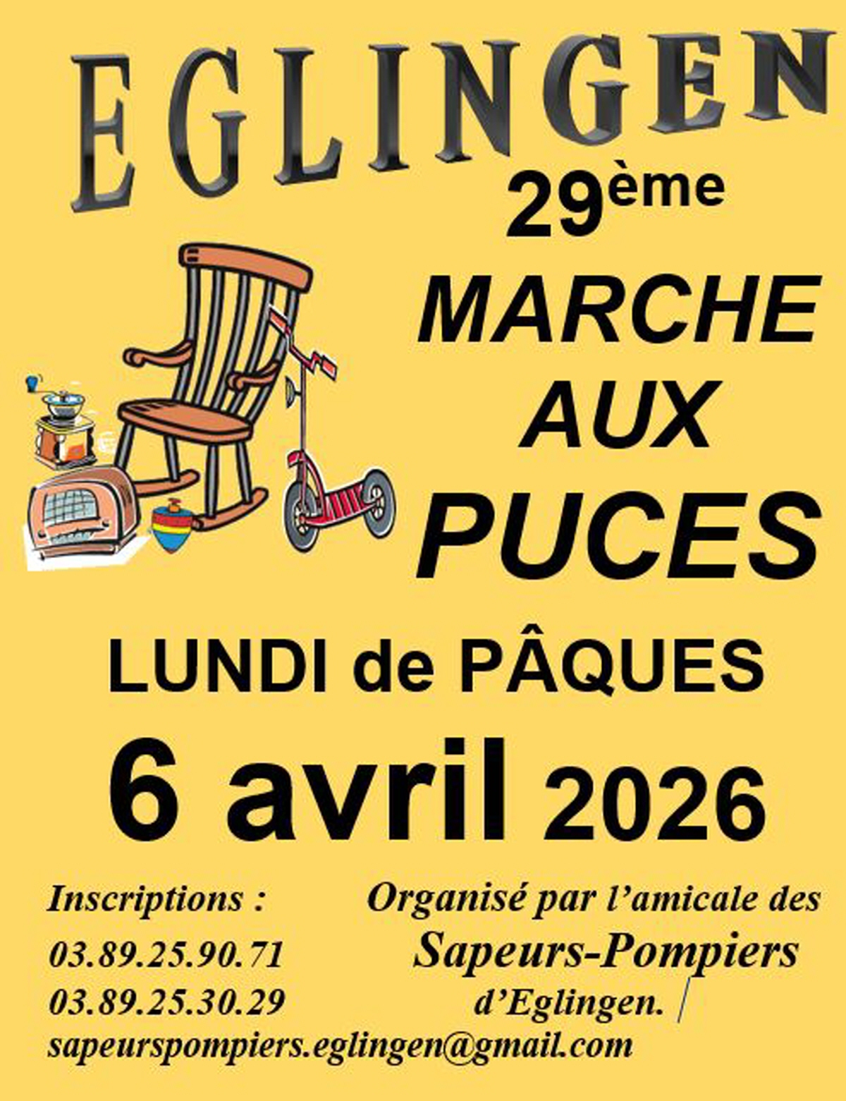 Le 6 avril, Marché aux Puces à Eglingen avec l'Amicale des Sapeurs Pompiers episode artwork