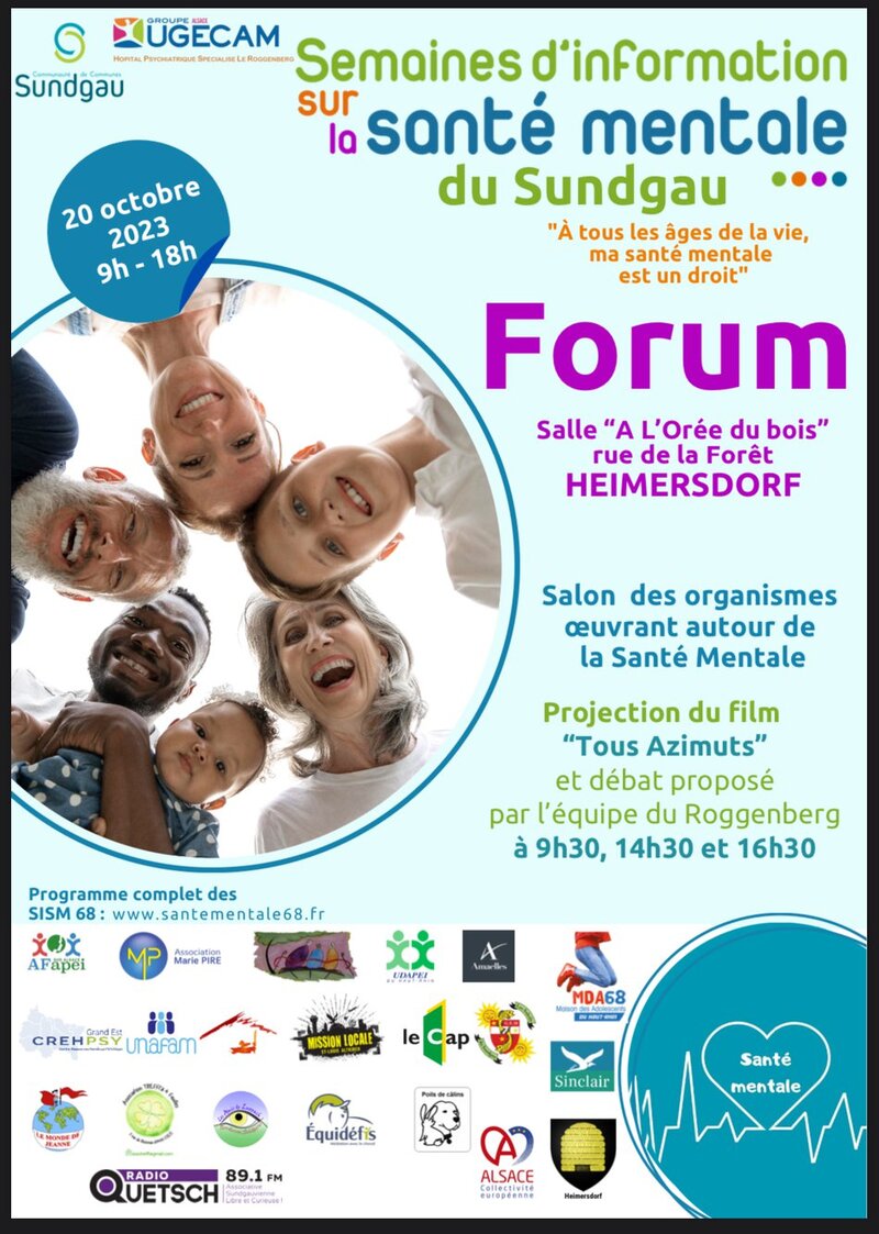 FORUM DE LA SANTÉ MENTALE DU SUNDGAU