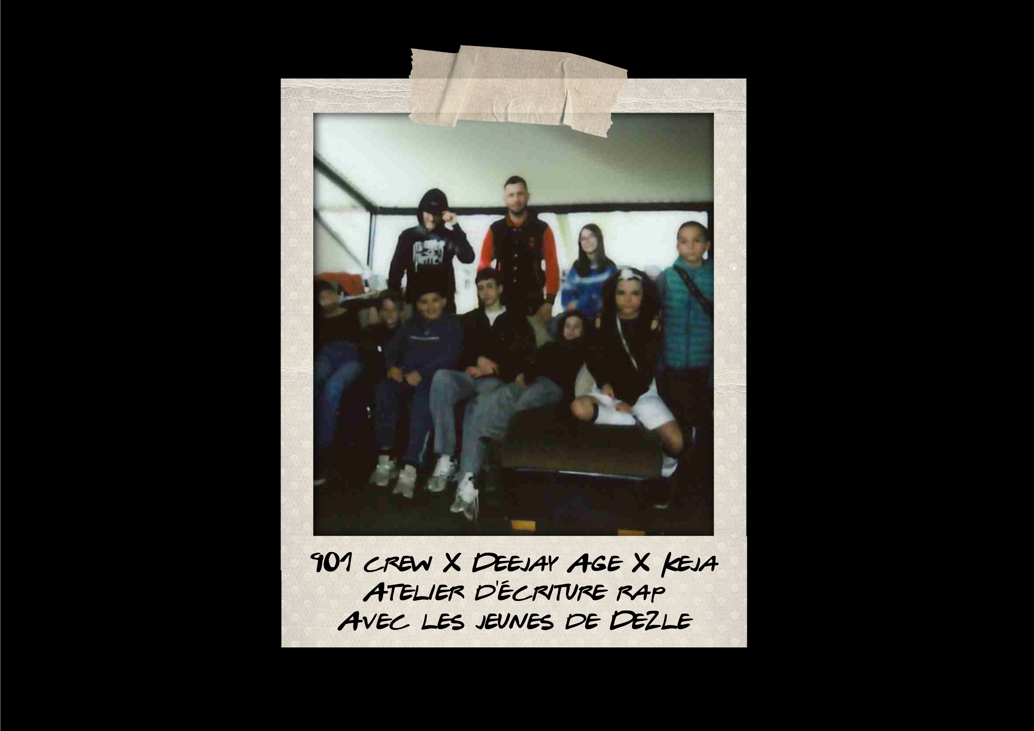901 Crew & Deejay Age   Atelier D'écriture Rap Avec Les Jeunes De De2le (prod. Keja)   Visuel (jpg)
